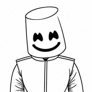 Marshmello Coloring Page 36862-29643