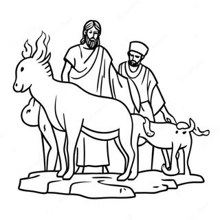 Leviticus Animal Sacrifice Coloring Page 36873-29658