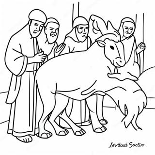 Leviticus Animal Sacrifice Coloring Page 36873-29660