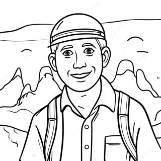 Adventurous Missionary Coloring Page 36883-29663