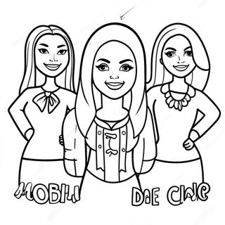 Mean Girls Iconic Quotes Coloring Page 36892-29668