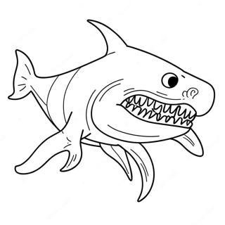 Goblin Shark Coloring Pages