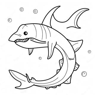 Goblin Shark Coloring Page 36902-29670