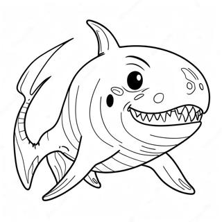 Goblin Shark Coloring Page 36902-29671