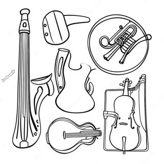 Instrument Coloring Pages