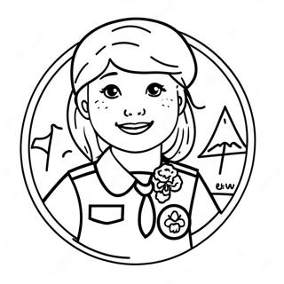 Girl Scout Law Coloring Page 36922-29690