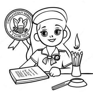 Girl Scout Law Coloring Page 36922-29691