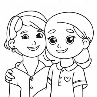 Bffs Having Fun Coloring Page 36932-29695