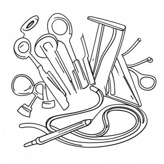 Doctor Tools Coloring Pages