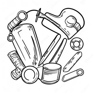 Doctor Tools Coloring Page 36982-29742