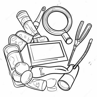 Doctor Tools Coloring Page 36982-29744