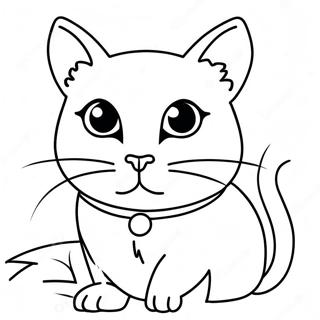 Siamese Cat Coloring Pages