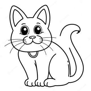 Siamese Cat Coloring Pages