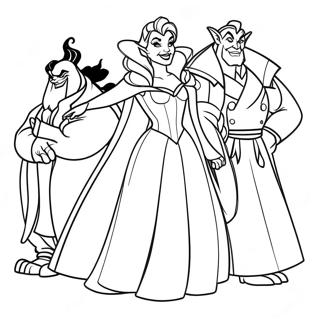 Disney Villains Coloring Pages