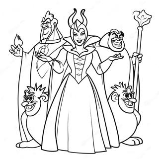 Disney Villains Coloring Page 3701-3048