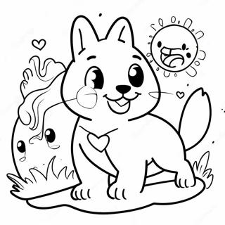 Adventurous Super Pets Coloring Page 37023-29771