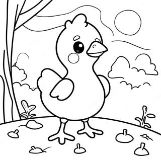 Where's Chicky Coloring Pages