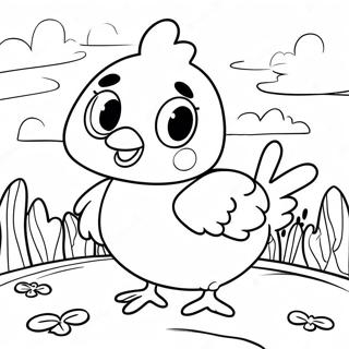 Adventurous Where S Chicky Coloring Page 37043-29793