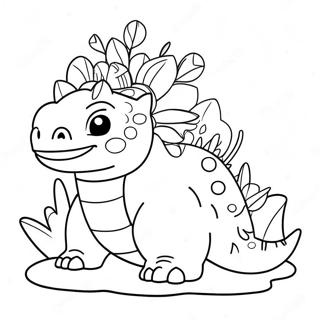 Venusaur With Colorful Flowers Coloring Page 37103-29850