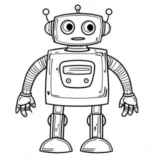 Rob The Robot Coloring Pages