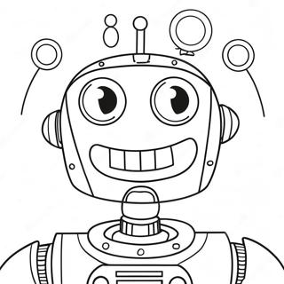 Rob The Robot Coloring Page 37112-29839