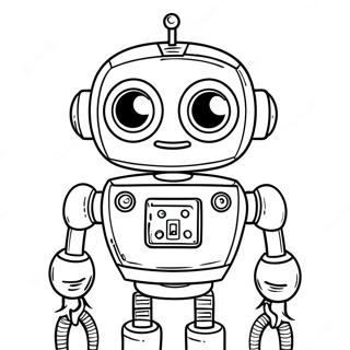 Rob The Robot Coloring Page 37112-29840