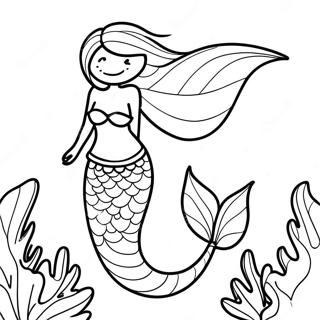 Mermaid Tail Coloring Page 37132-29862