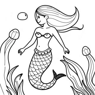 Mermaid Tail Coloring Page 37132-29864