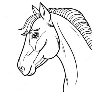 Paint Horse Coloring Pages