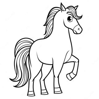 Paint Horse Coloring Page 37142-29868