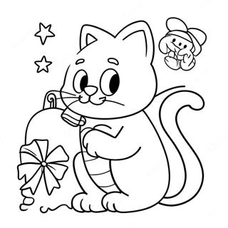 Garfield Christmas Coloring Page 37152-29870