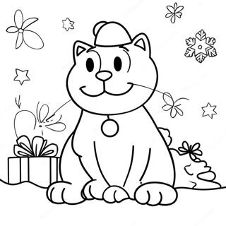 Garfield Christmas Coloring Page 37152-29871