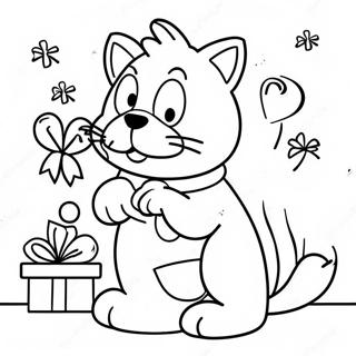 Garfield Christmas Coloring Page 37152-29872