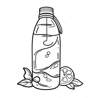 Water Bottle Coloring Page 37162-29882