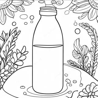 Water Bottle Coloring Page 37162-29884