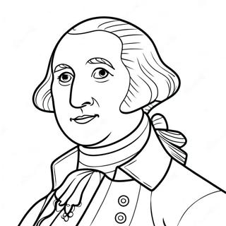 George Washington Sheet Coloring Pages