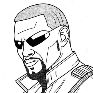 Nick Fury Coloring Pages