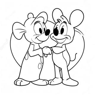 Disney Valentines Coloring Page 37222-29934