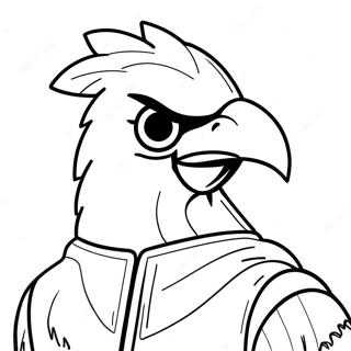 Iowa Hawkeye Mascot Coloring Page 37233-29942