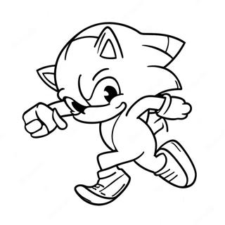 Happy Birthday Sonic Coloring Pages