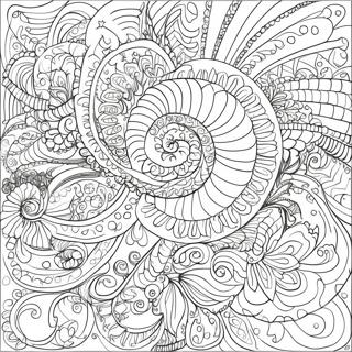 Intricate Swirl Coloring Page 37253-29954