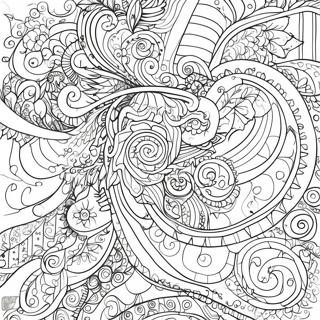 Intricate Swirl Coloring Page 37253-29956