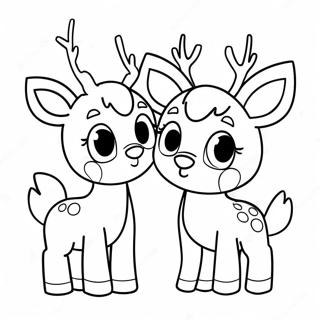 Rudolph And Clarice Coloring Page 37262-29967