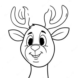 Rudolph And Clarice Coloring Pages