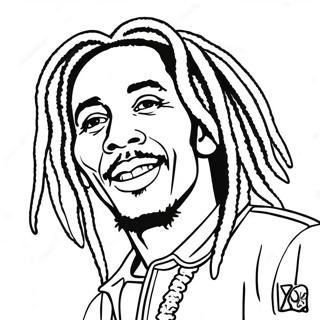 Bob Marley Coloring Pages