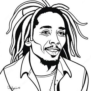 Bob Marley Coloring Page 37282-29974