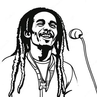 Bob Marley Coloring Page 37282-29976