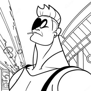 Johnny Bravo Coloring Page 37302-43039