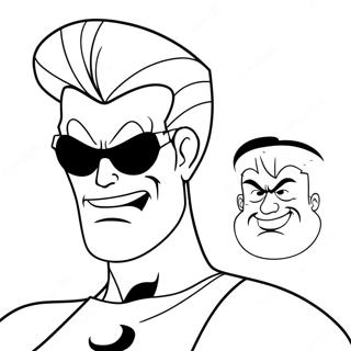 Johnny Bravo Coloring Page 37302-43040