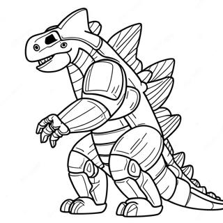 Mechagodzilla Coloring Pages